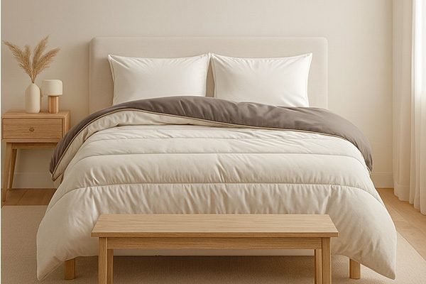 Dekbed en overtrek in één - SnoozyBed