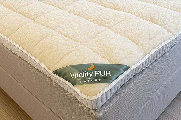 Schapenwollen onderdeken - Vitality PUR Nature