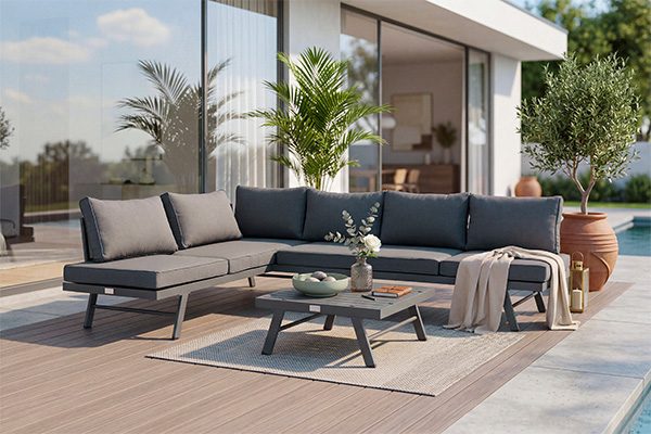 Loungeset met zonnebed Modica