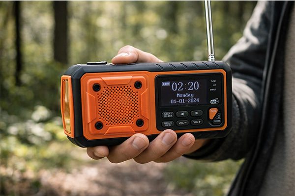 Draagbare noodradio met DAB+, FM en bluetooth - Fl