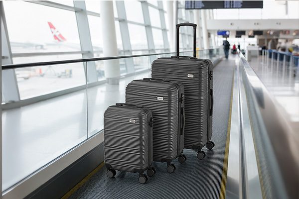 Set van 3 hardcase trolleys Durbuy antraciet - Pri
