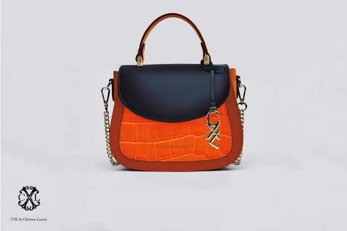 Nieuwsbladshop Lederen handtas Haussmann zwart CXL by Christian Lacroix