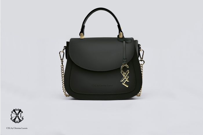 Nieuwsbladshop Lederen handtas Haussmann zwart CXL by Christian Lacroix