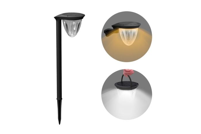 Solar tuinlampen met verschillende lichtsterktes
