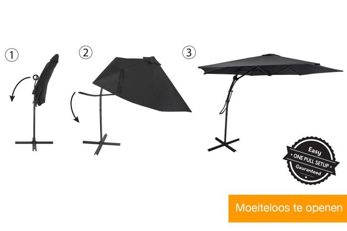 Zweefparasol 3 meter