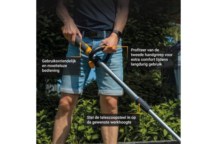 Onkruidborstel Fixxbrush met accu 12V - Batavia