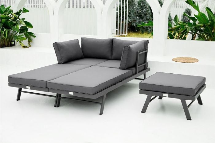 Loungeset met zonnebed Modica