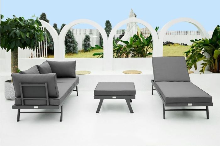Loungeset met zonnebed Modica