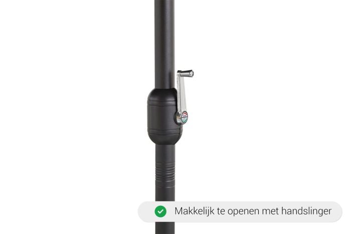Dubbele parasol met hoes