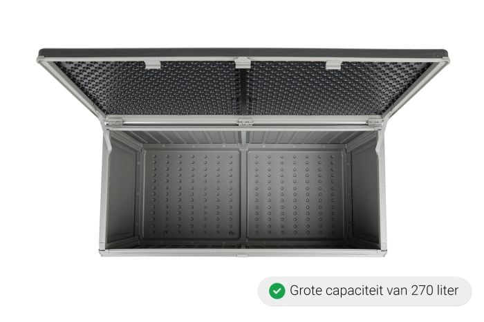Tuin opbergbox grijs - 909 Outdoor