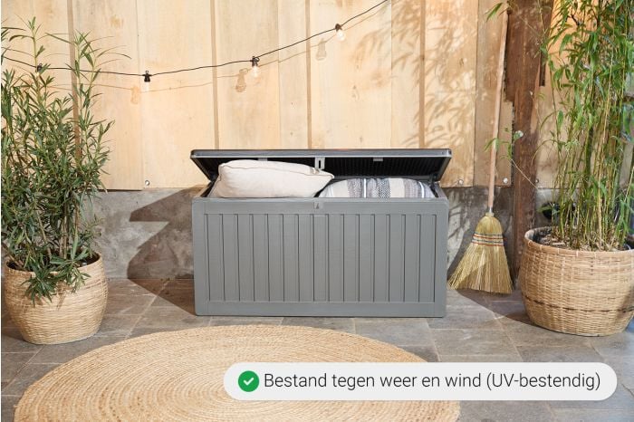 Tuin opbergbox grijs - 909 Outdoor