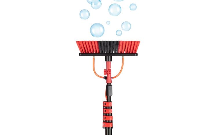 Telescopische waterborstel