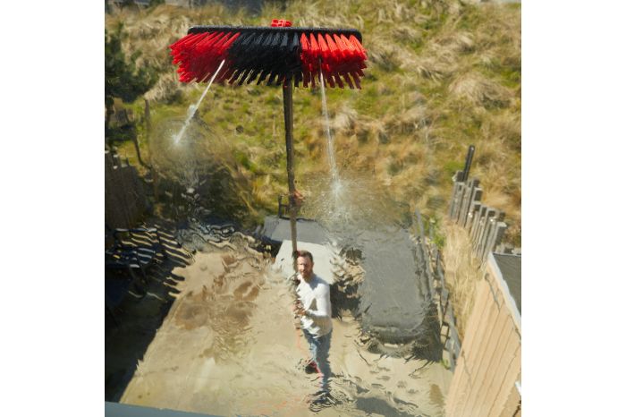 Telescopische waterborstel