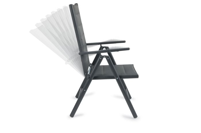 Set van 2 tuinstoelen met vulling