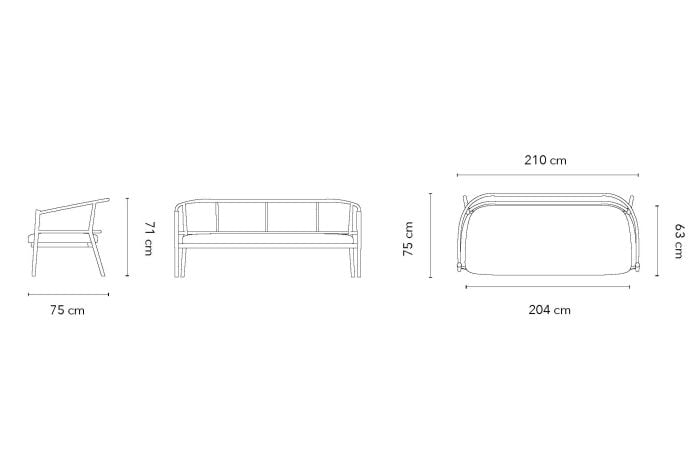 Luxe loungeset Jaya  – Sun Shade