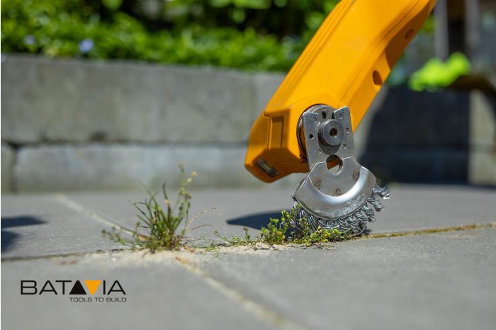 Onkruidborstel Fixxbrush met accu 12V - Batavia