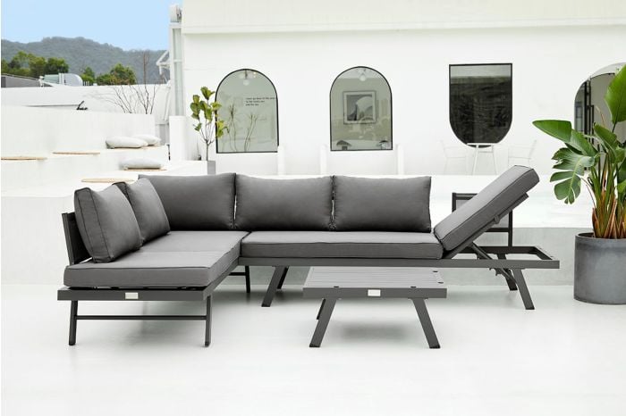 Loungeset met zonnebed Modica