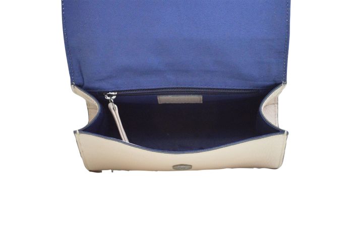Nieuwsbladshop Kleine handtas Elegant in zwart cognac of beige