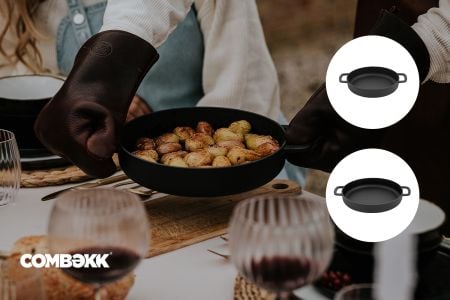 Gietijzeren pan met dubbel handvat Sous-Chef - COMBEKK