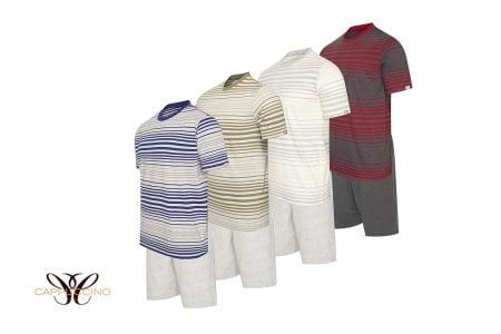 Zomerpyjama voor heren - Cappuccino