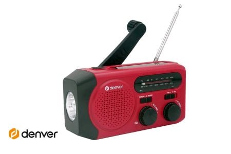 Draagbare noodradio op zonne-energie SCR2010 - Denver