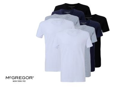 2 T-shirts met V-hals voor heren – McGregor