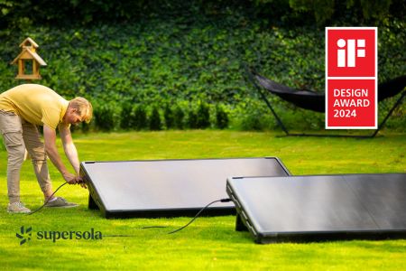 Plug & play zonnepaneel 370 Wp - Supersola