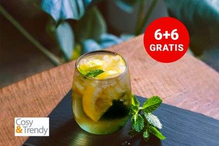 6 + 6 GRATIS borosilicaat waterglazen - Cosy & Trendy