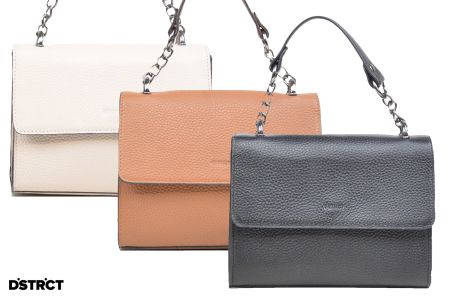Kleine handtas Elegant in zwart, cognac of beige