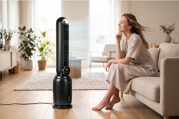 2-in-1 bladeless torenventilator - Hyundai