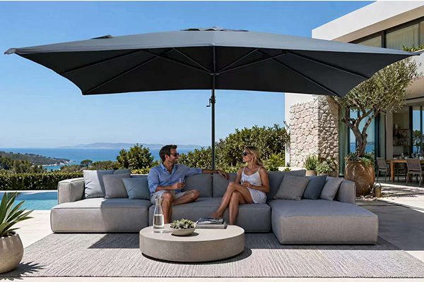XL zweefparasol 4 x 3 m – Feel Furniture