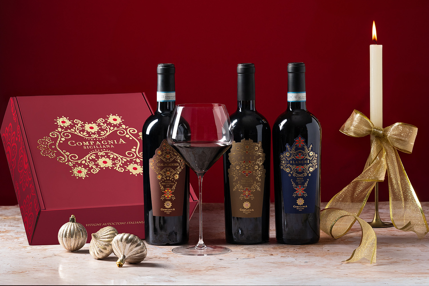 Compagnia luxe giftbox met 3 flessen