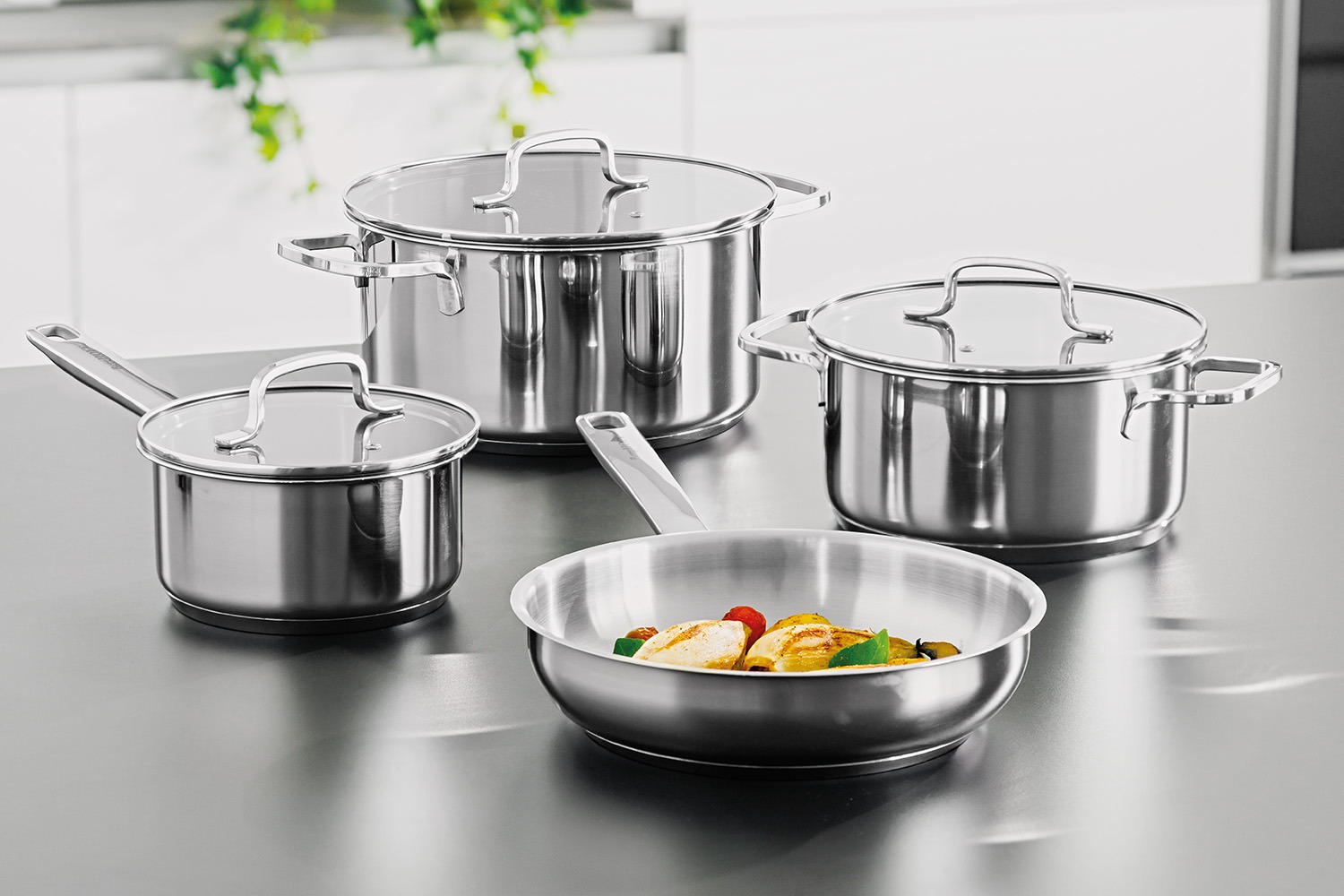 Set met 3 kookpotten en braadpan – BergHOFF