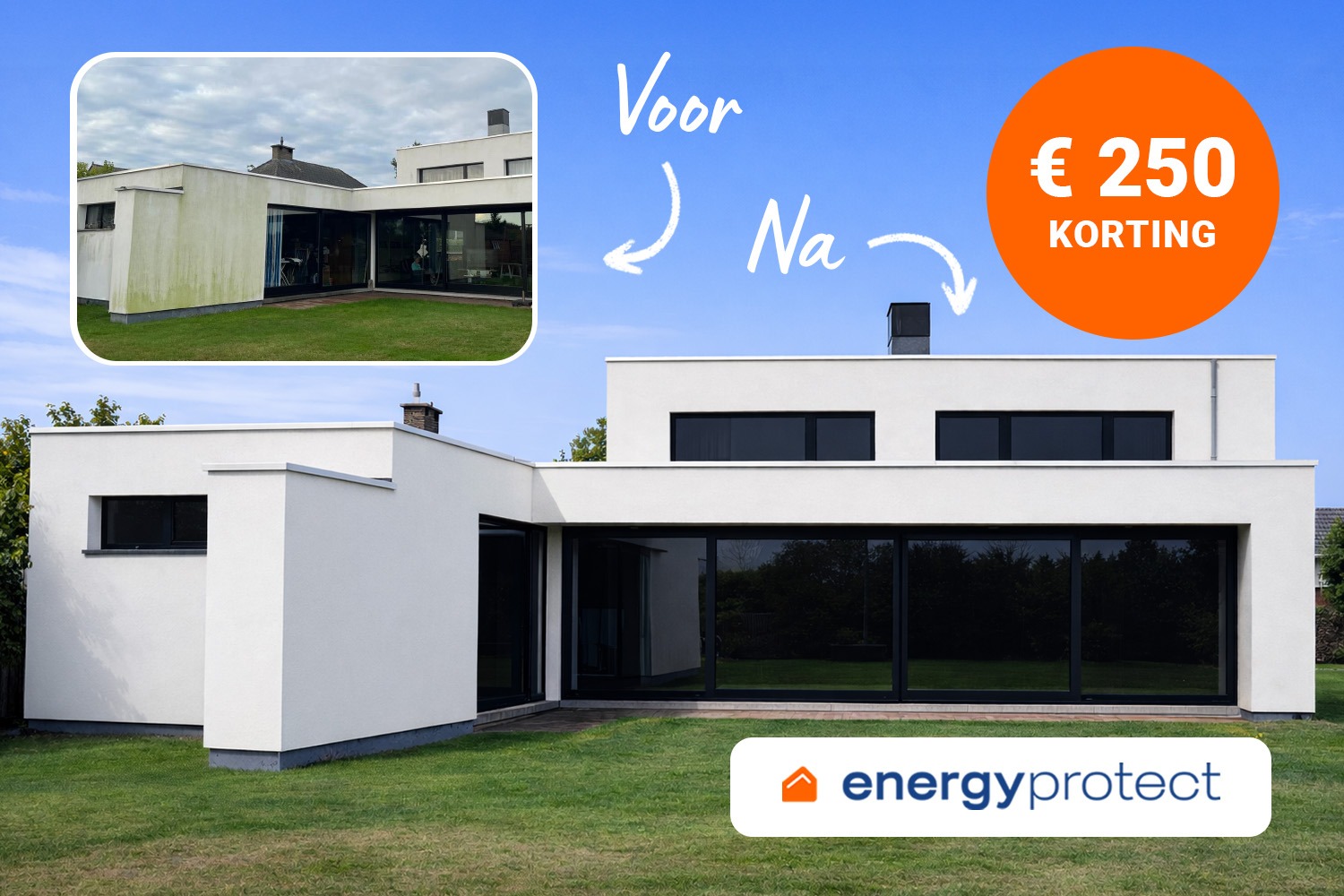 Behandel nu je crepi gevel