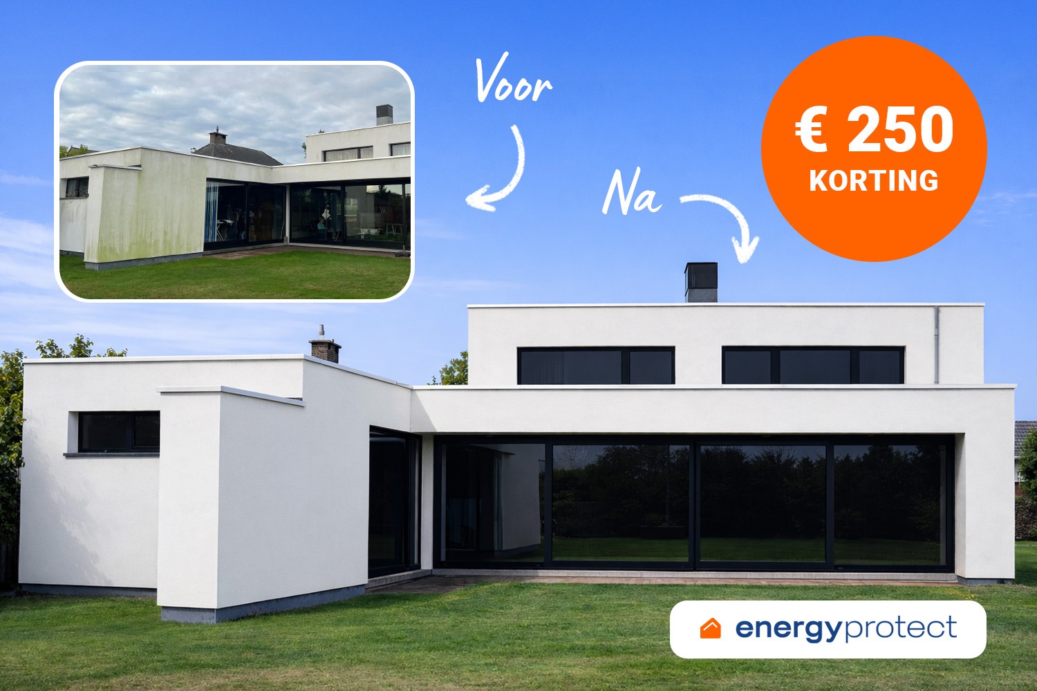 Behandel nu je crepi gevel