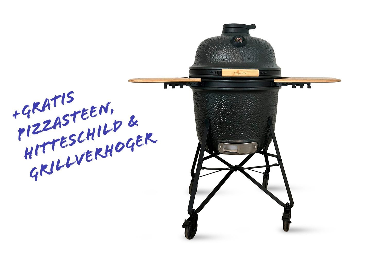 Keramische barbecue large antracietgrijs - BergHOFF