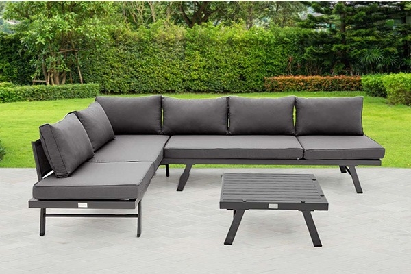 Loungeset met zonnebed Modica