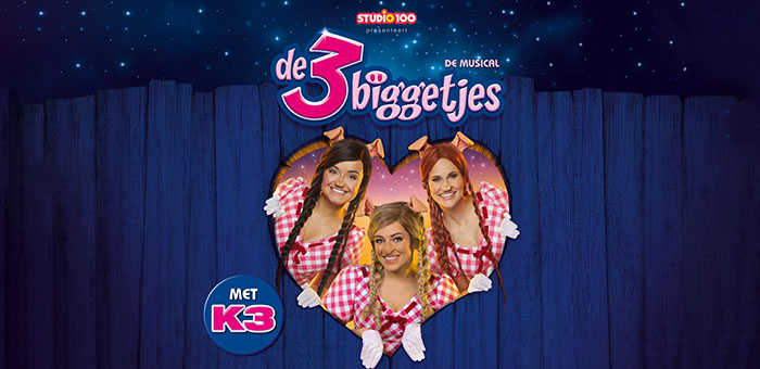 De Musical 'De 3 Biggetjes' met K3 is terug!